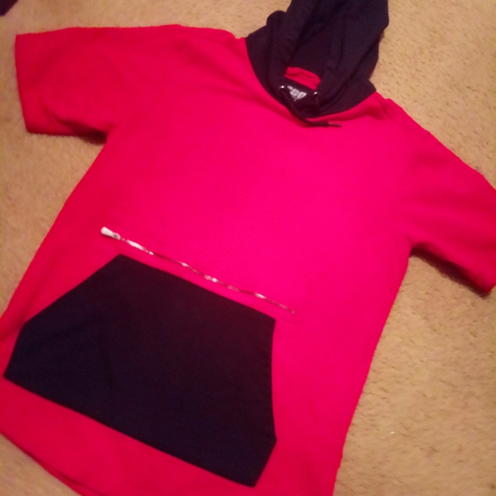 Vintage color block hoodie Size M